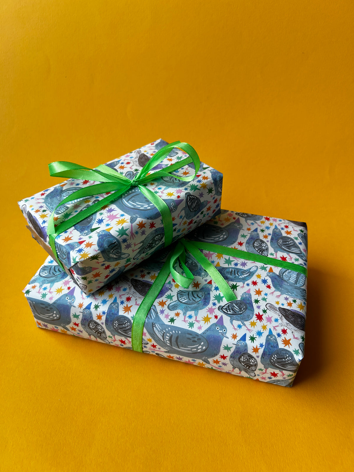 Party Pigeons Gift Wrap Sheets (3pk)