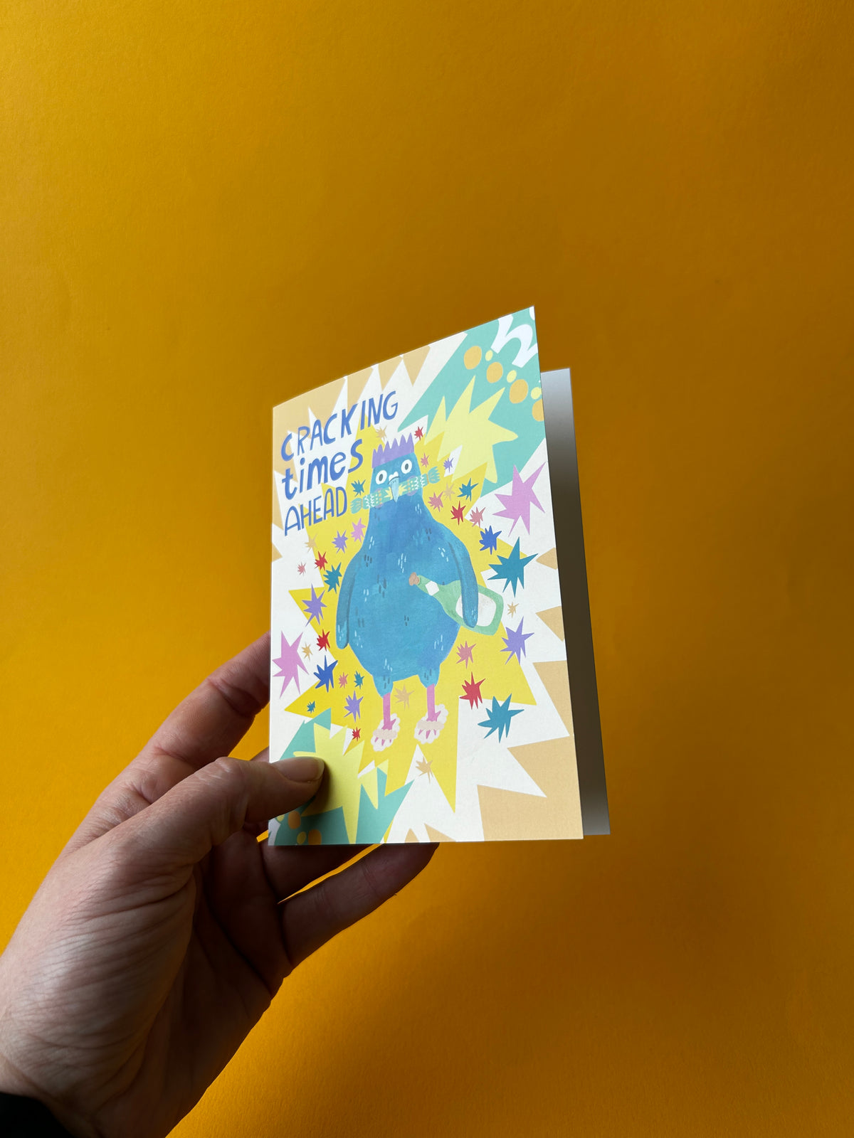 Cracking Times Ahead Festive greetings card