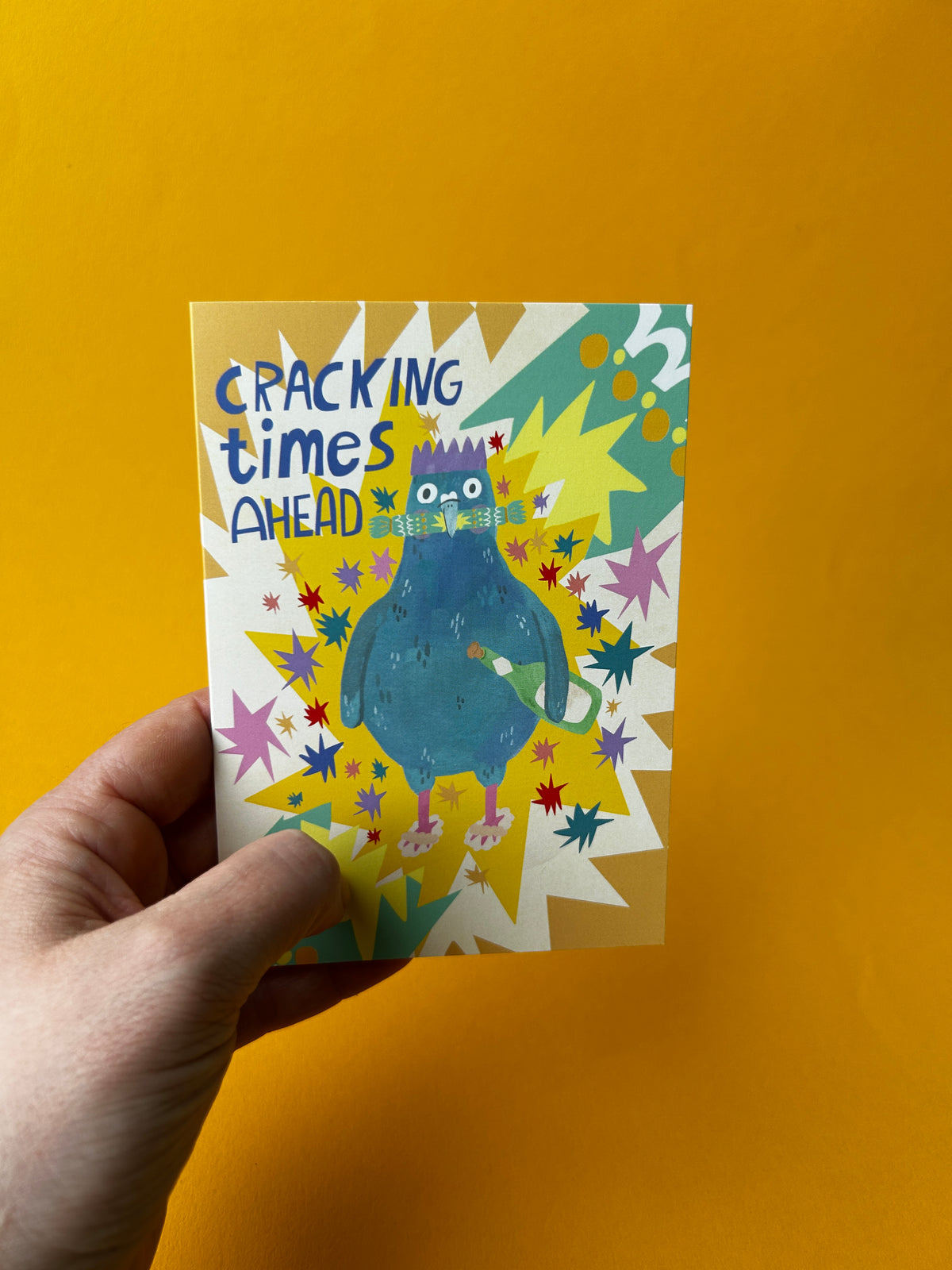 Cracking Times Ahead Festive greetings card