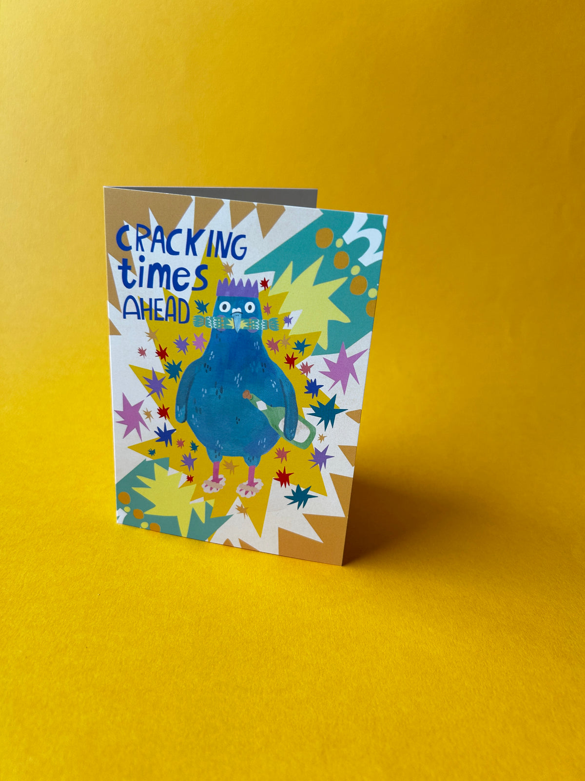 Cracking Times Ahead Festive greetings card