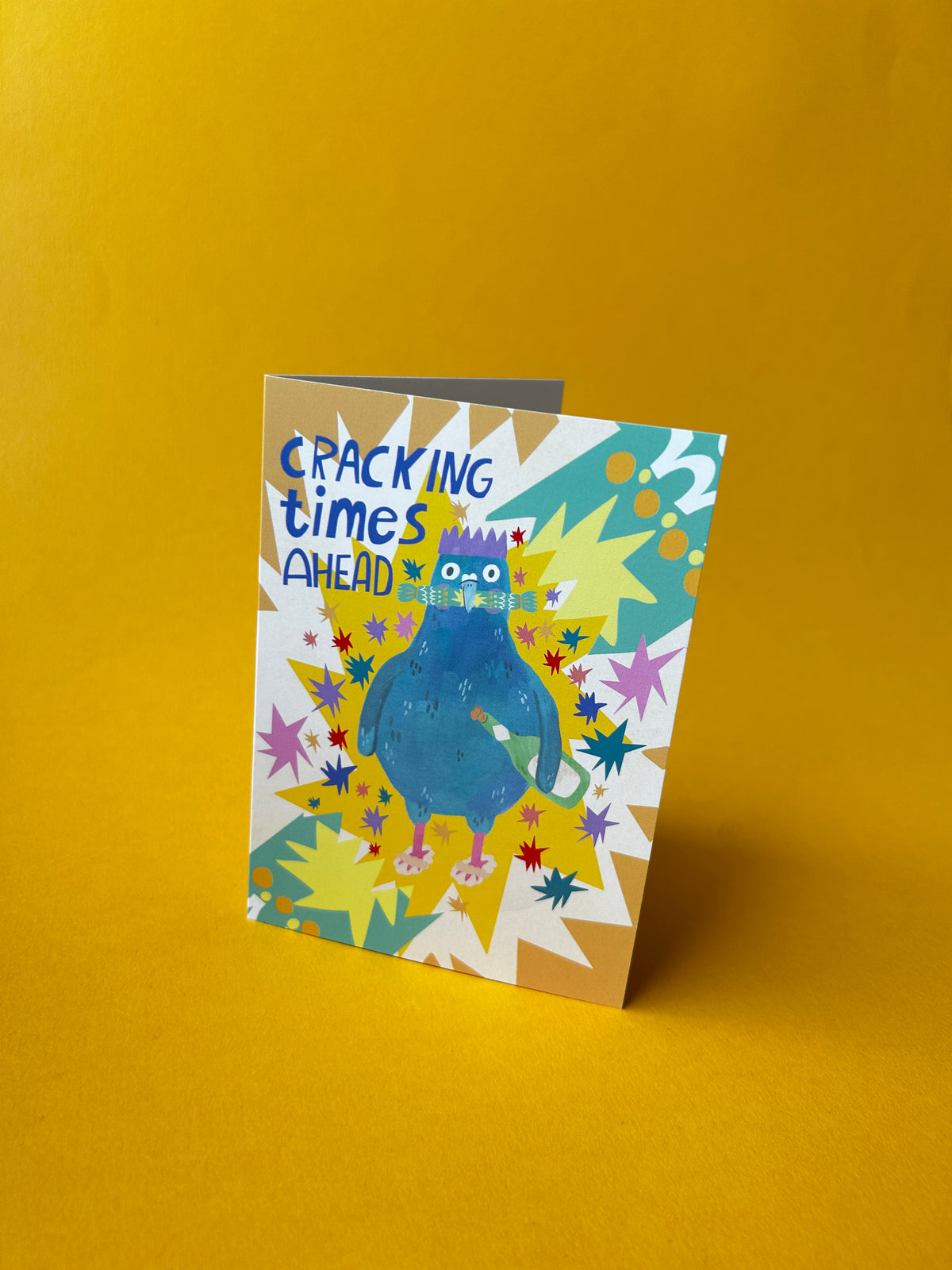 Cracking Times Ahead Festive greetings card