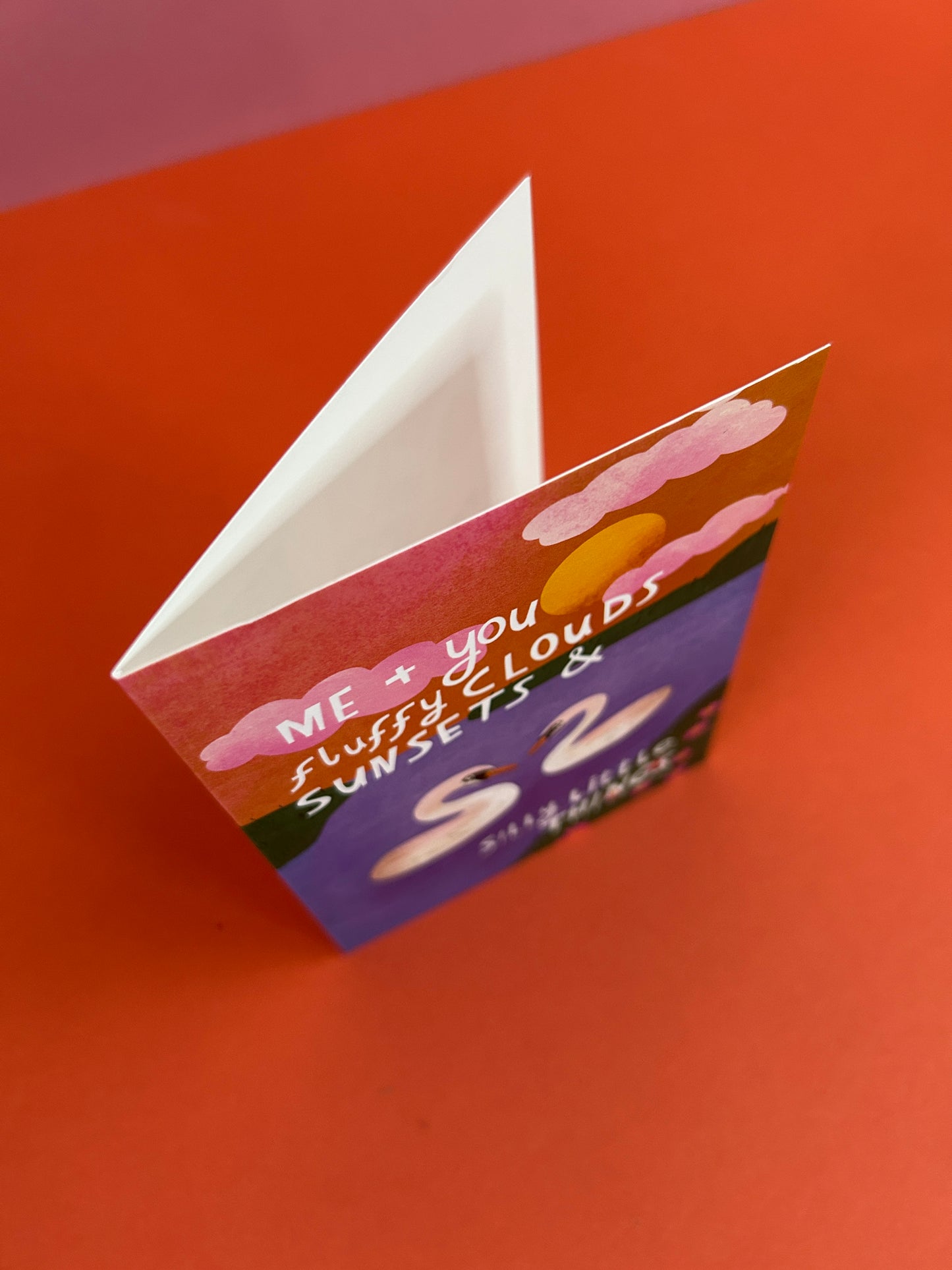 Clouds, Sunsets & Silly Little Thing Greeting Card