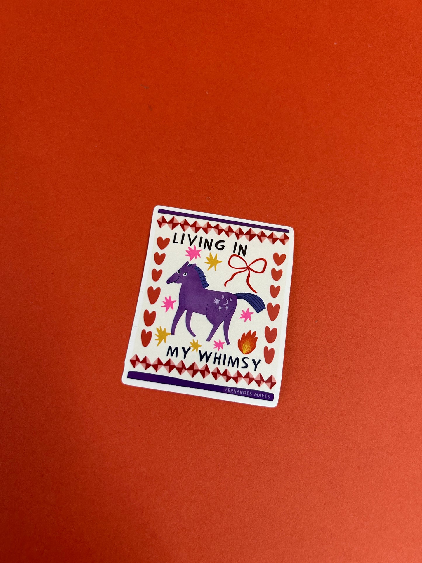 Living In My Whimsy Sticker