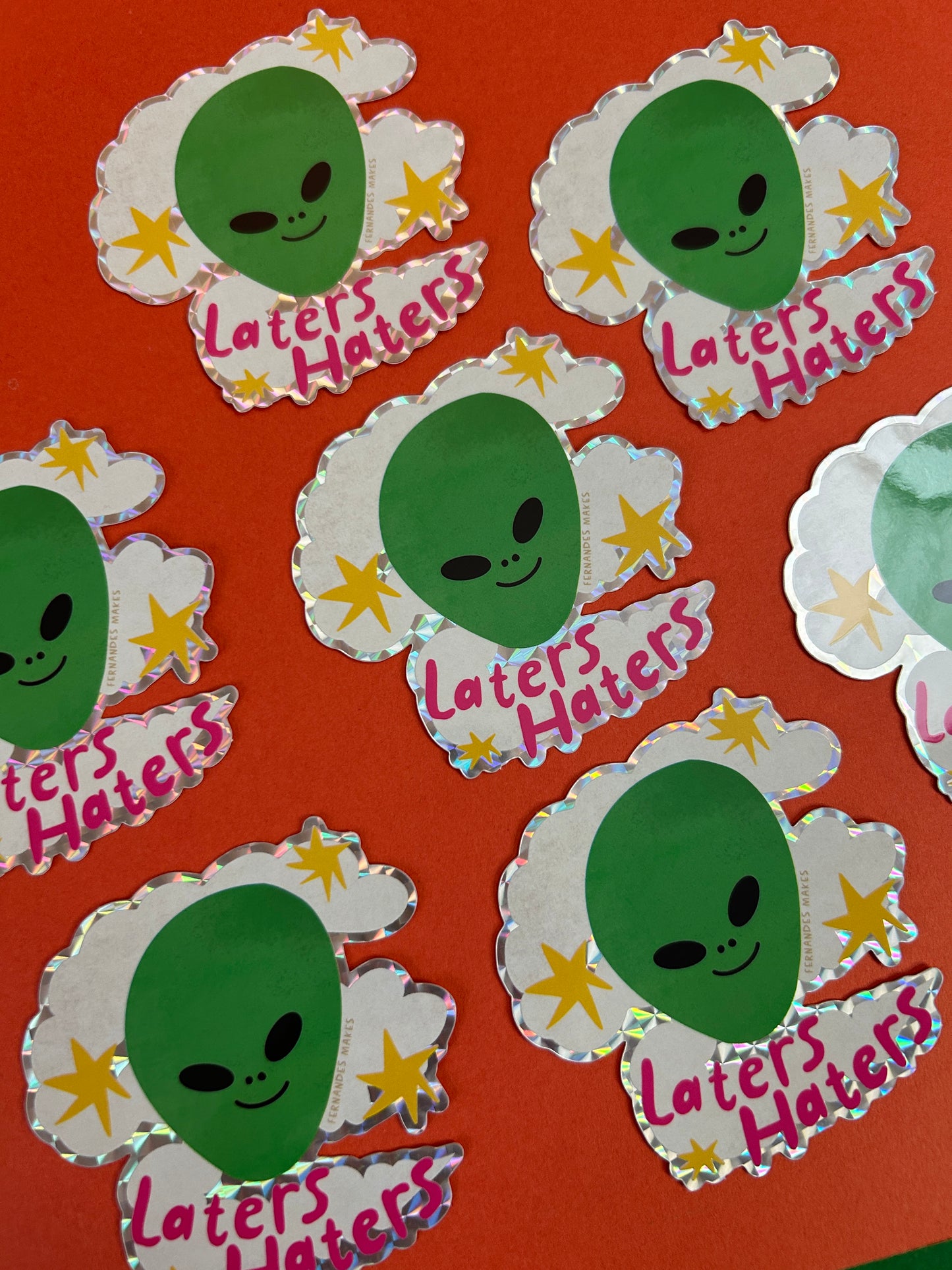 Laters Haters Sticker