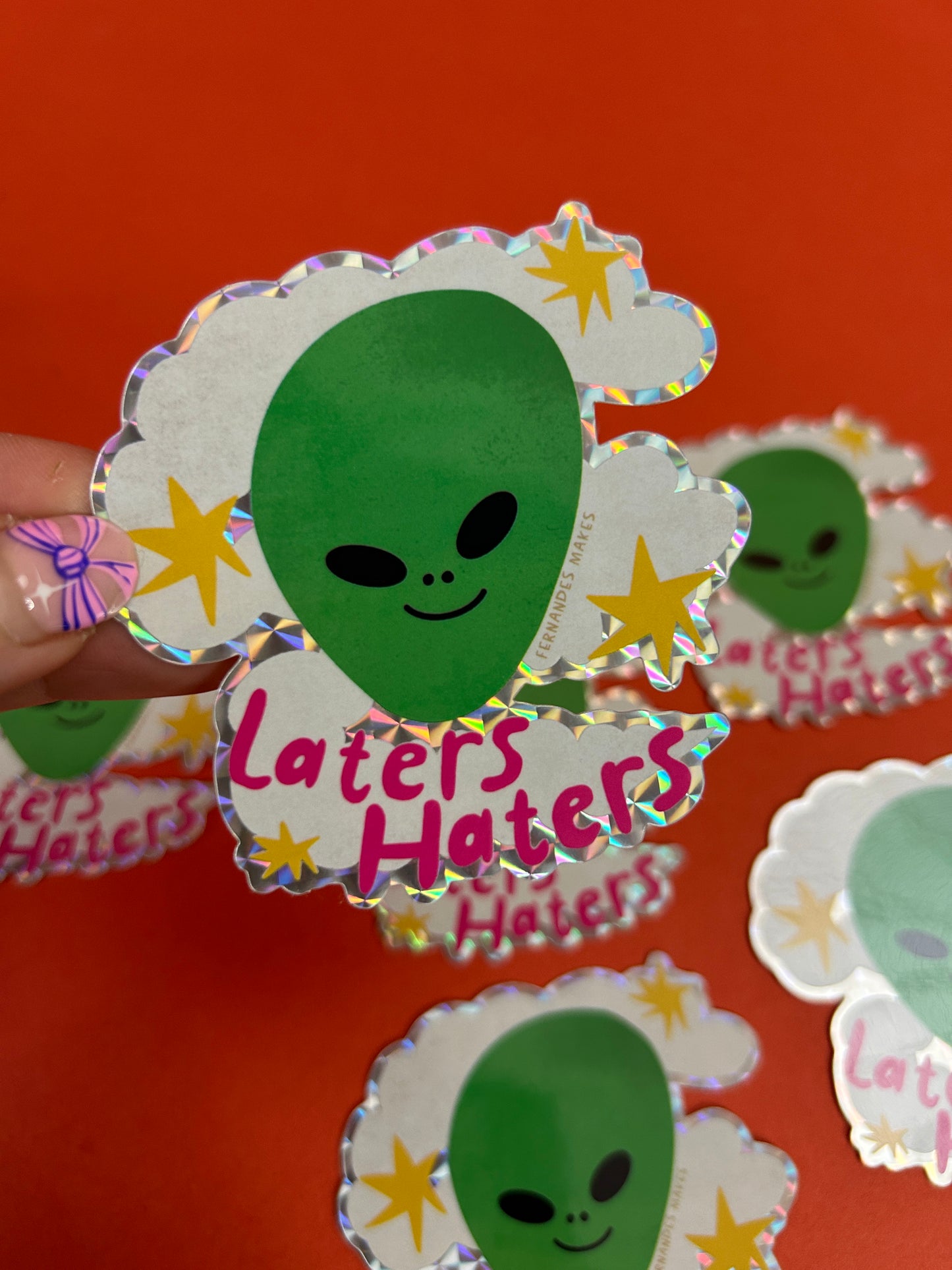 Laters Haters Sticker