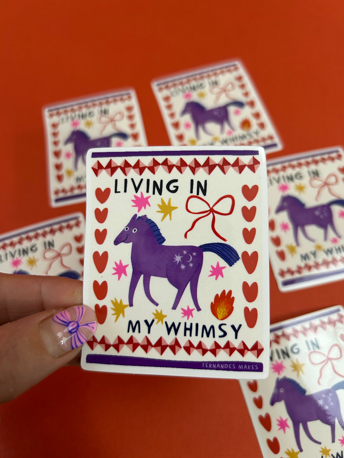 Living In My Whimsy Sticker