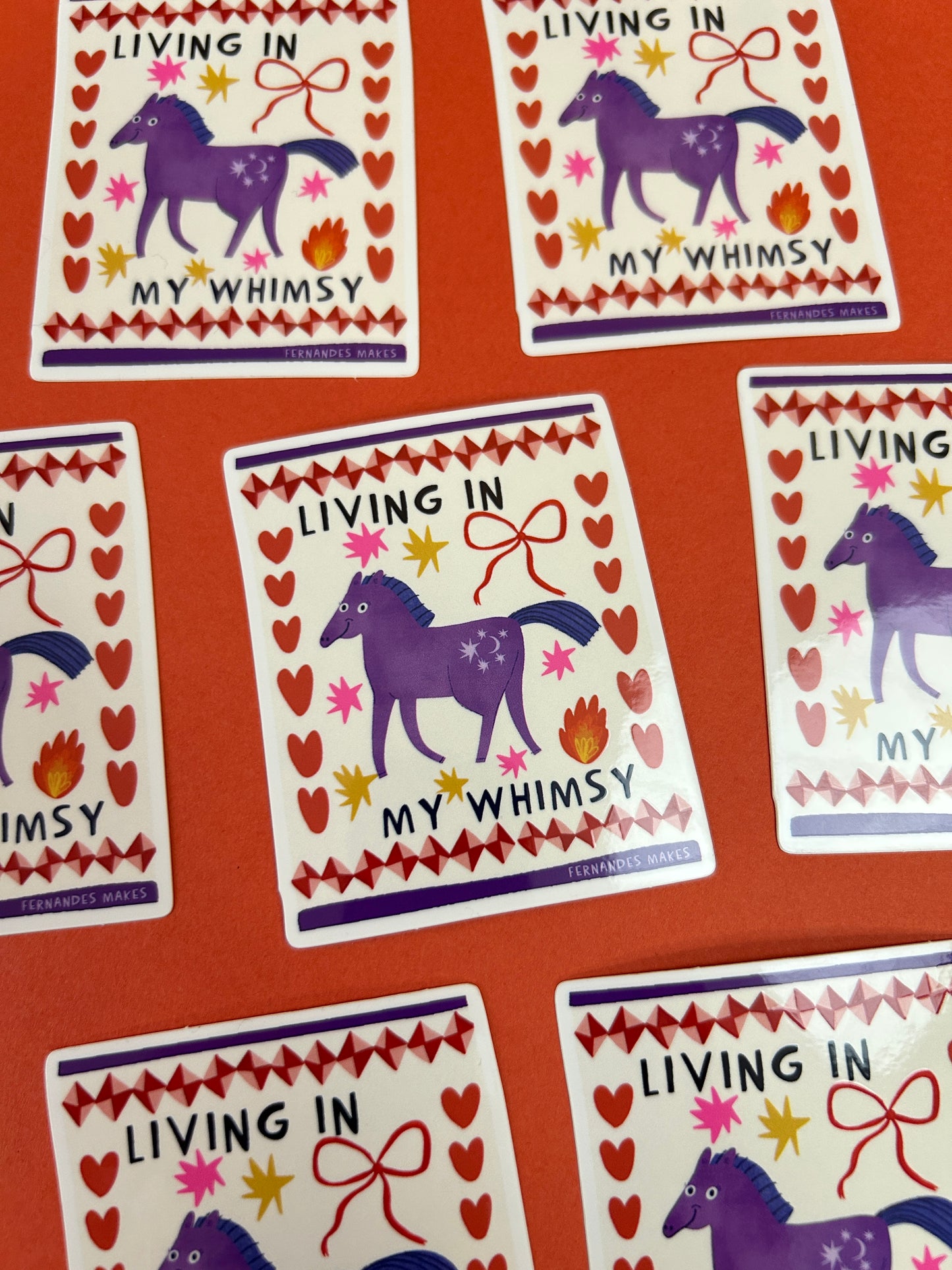 Living In My Whimsy Sticker
