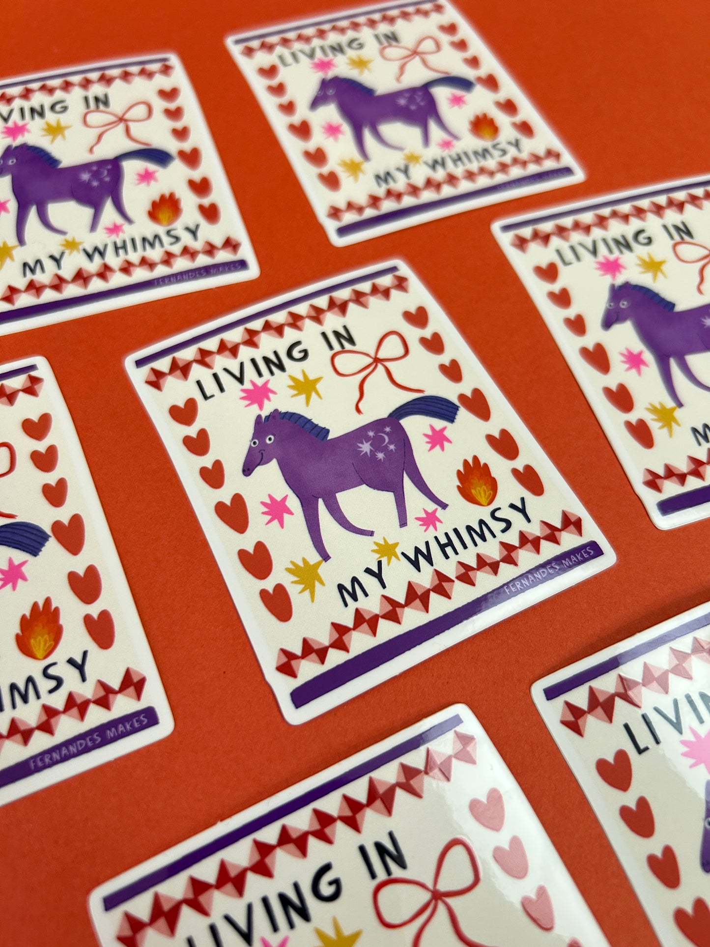 Living In My Whimsy Sticker