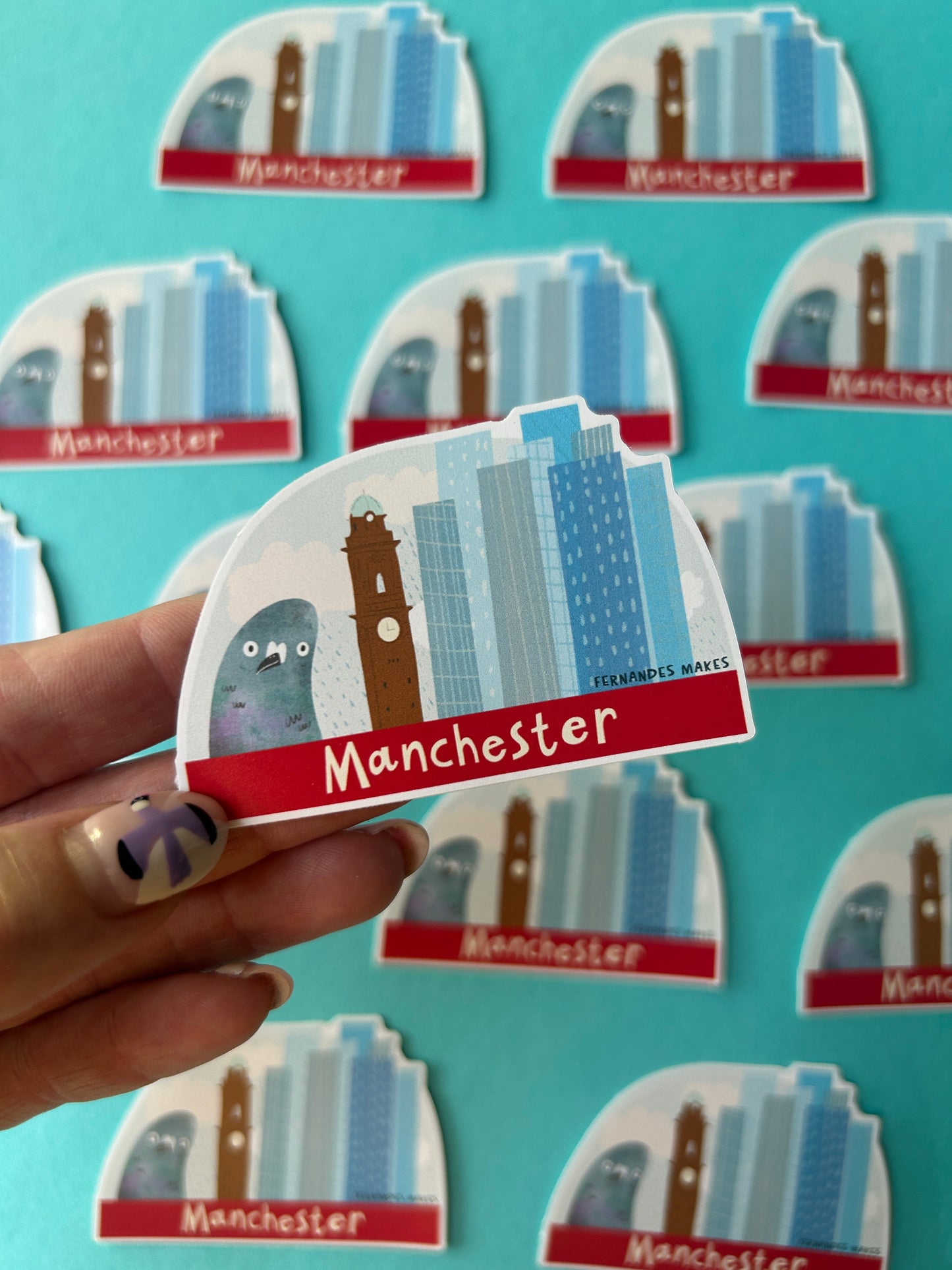 Manchester Skyline Sticker