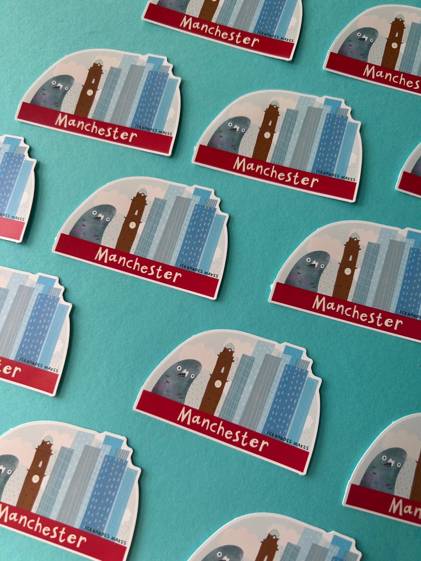 Manchester Skyline Sticker