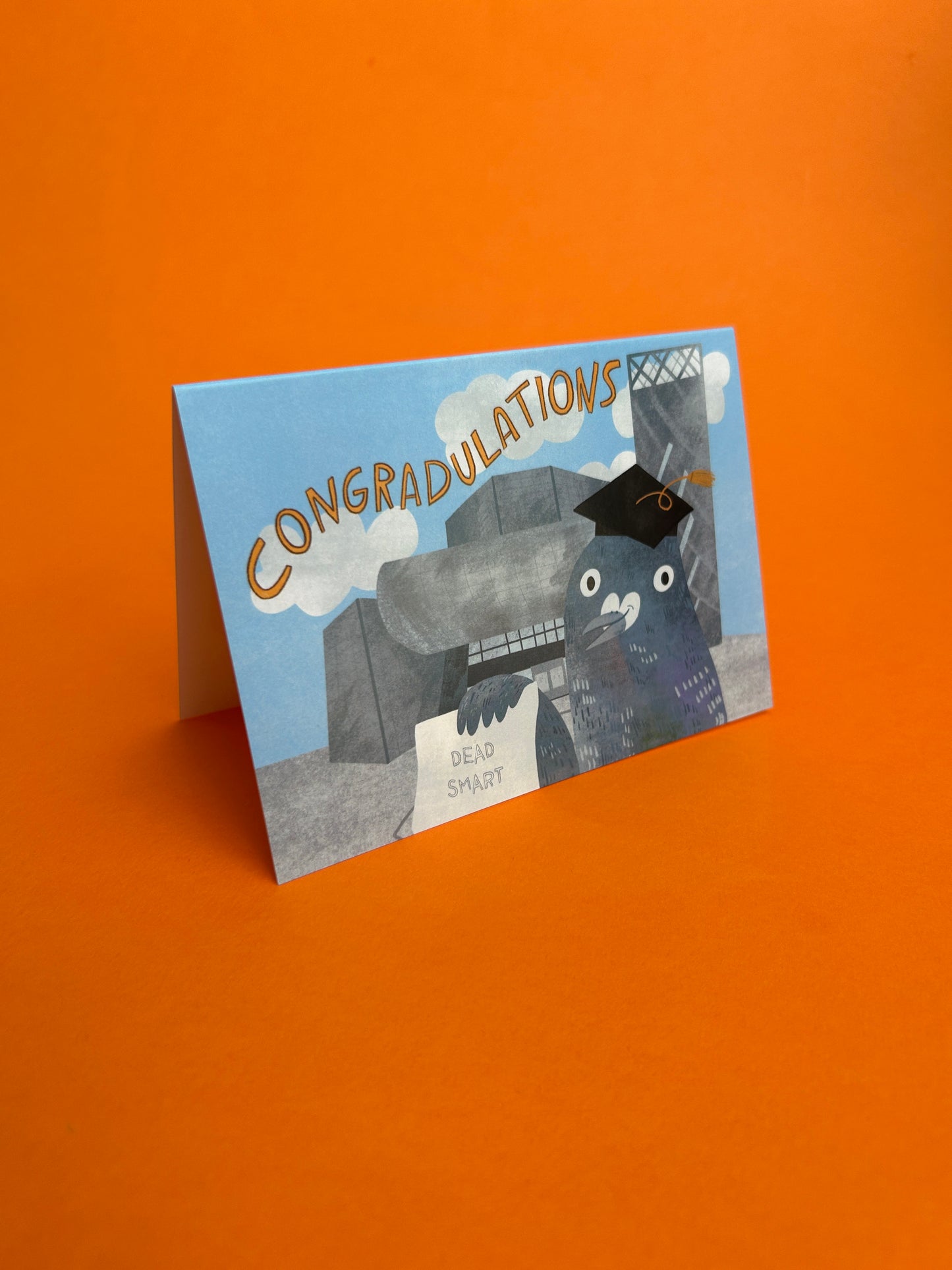 Congradulations Pigeon Greeting Card / Graduation