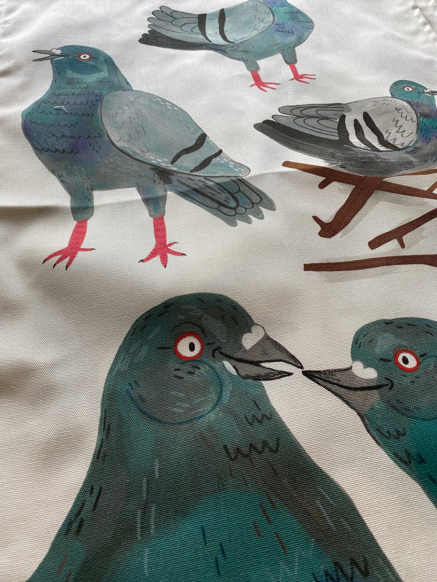 Pigeon Tea Towel