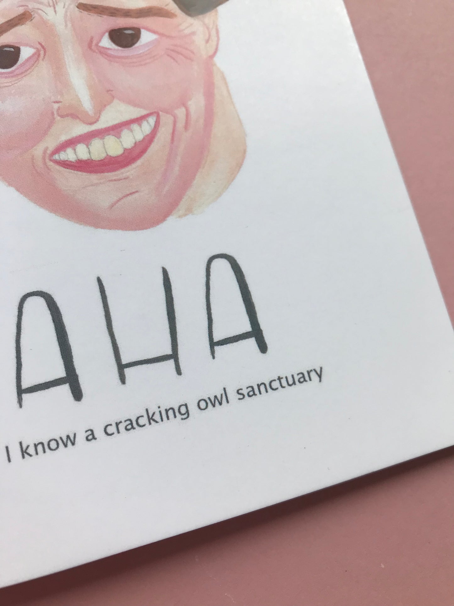 Aha Alan Partridge Inspired Greeting Card