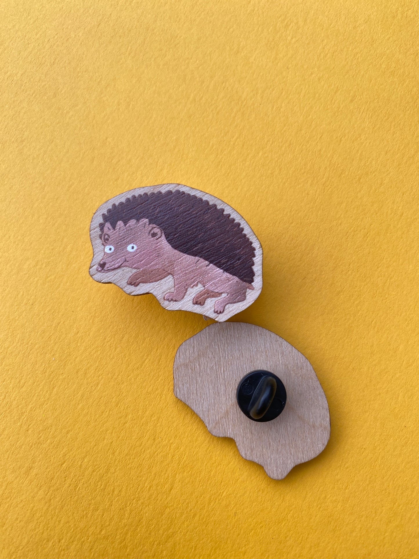 Hedgehog Wooden Pin