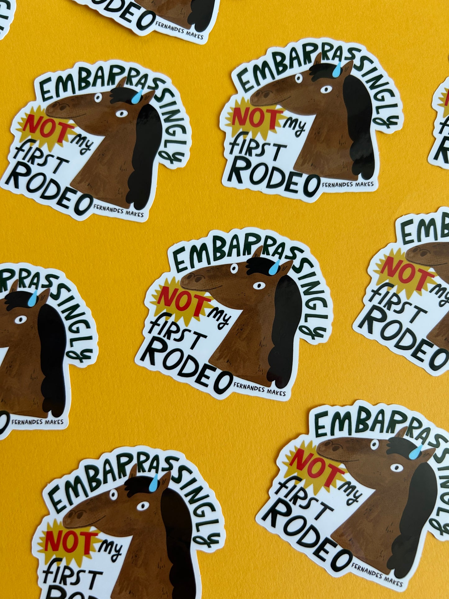 Not My First Rodeo Sticker