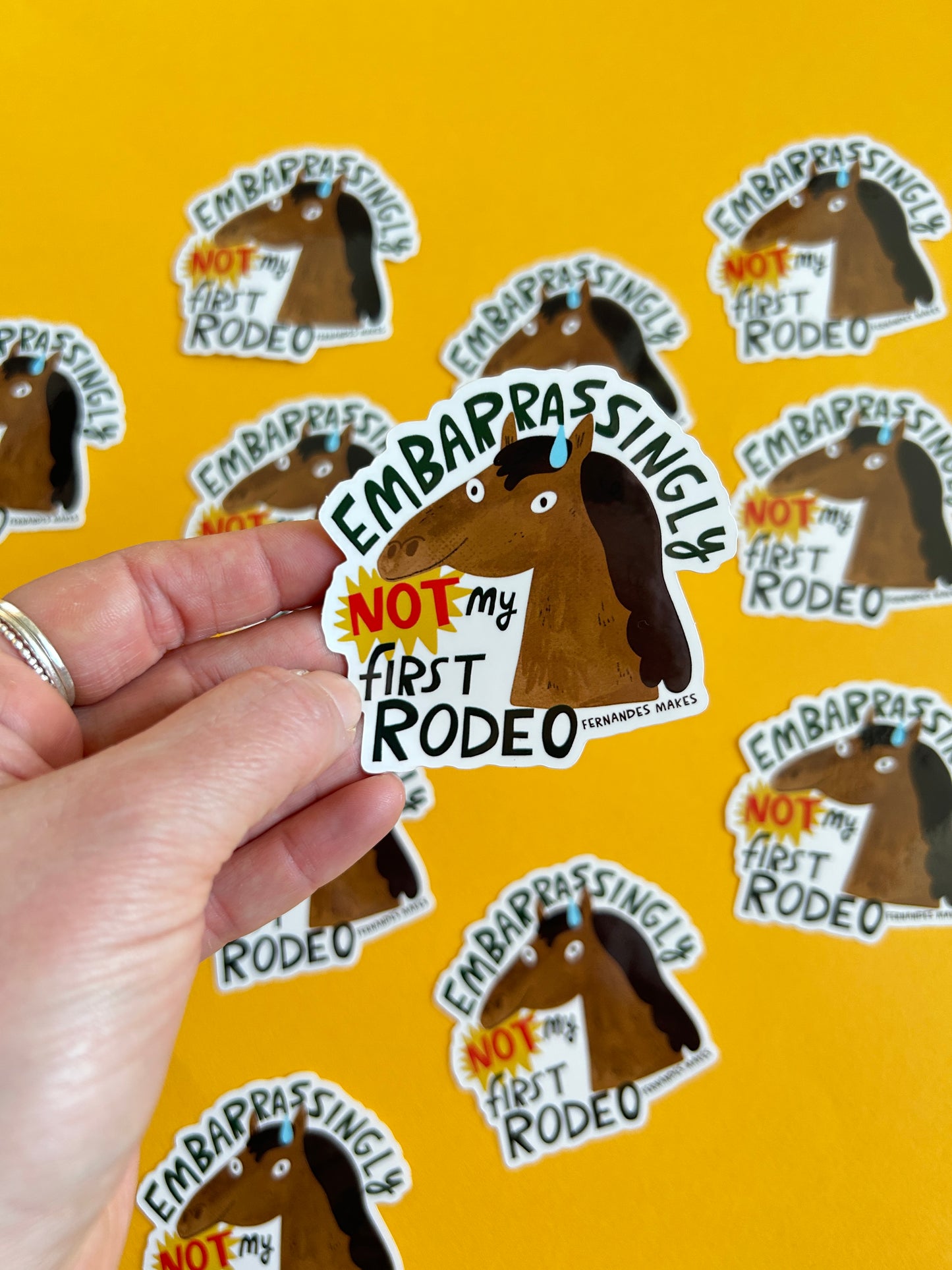 Not My First Rodeo Sticker