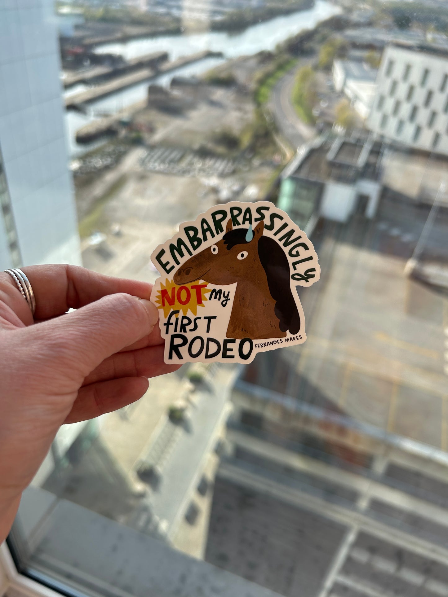 Not My First Rodeo Sticker