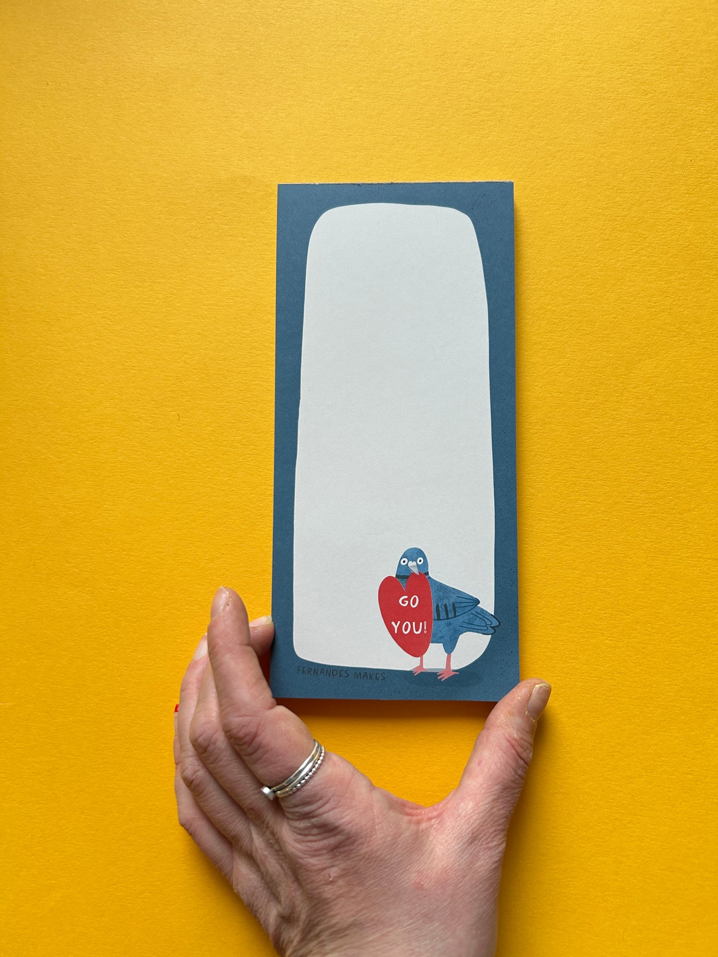 Go You! Pigeon DL Notepad