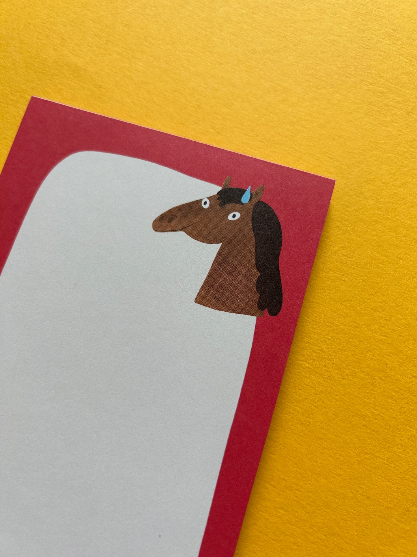 Why The Long List Horse DL Notepad