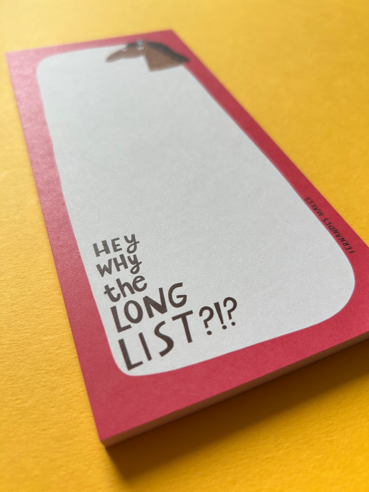 Why The Long List Horse DL Notepad