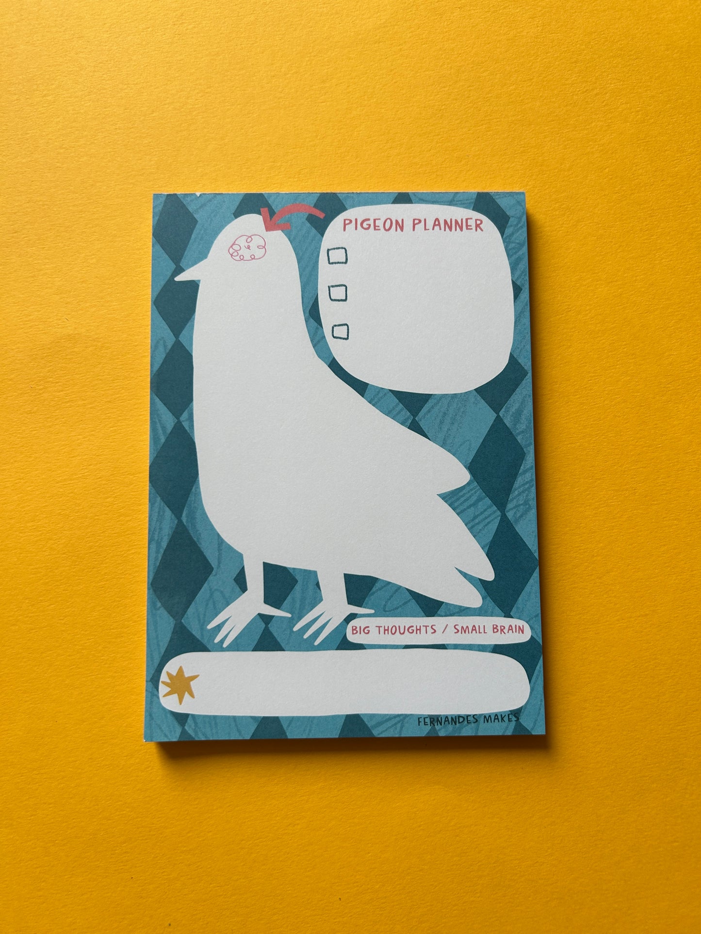 Pigeon Planner A5 Notepad
