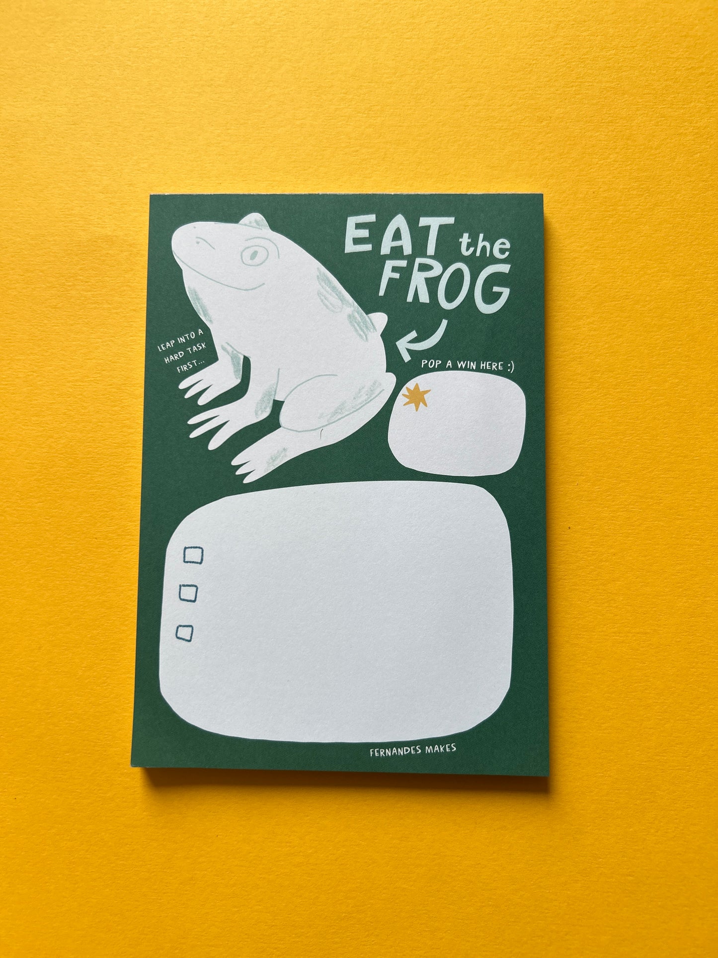 Eat the Frog A5 Notepad