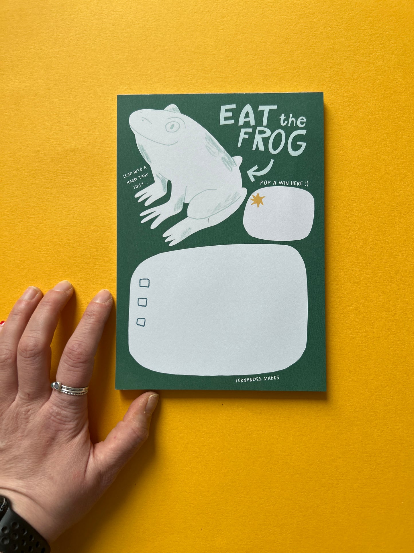 Eat the Frog A5 Notepad