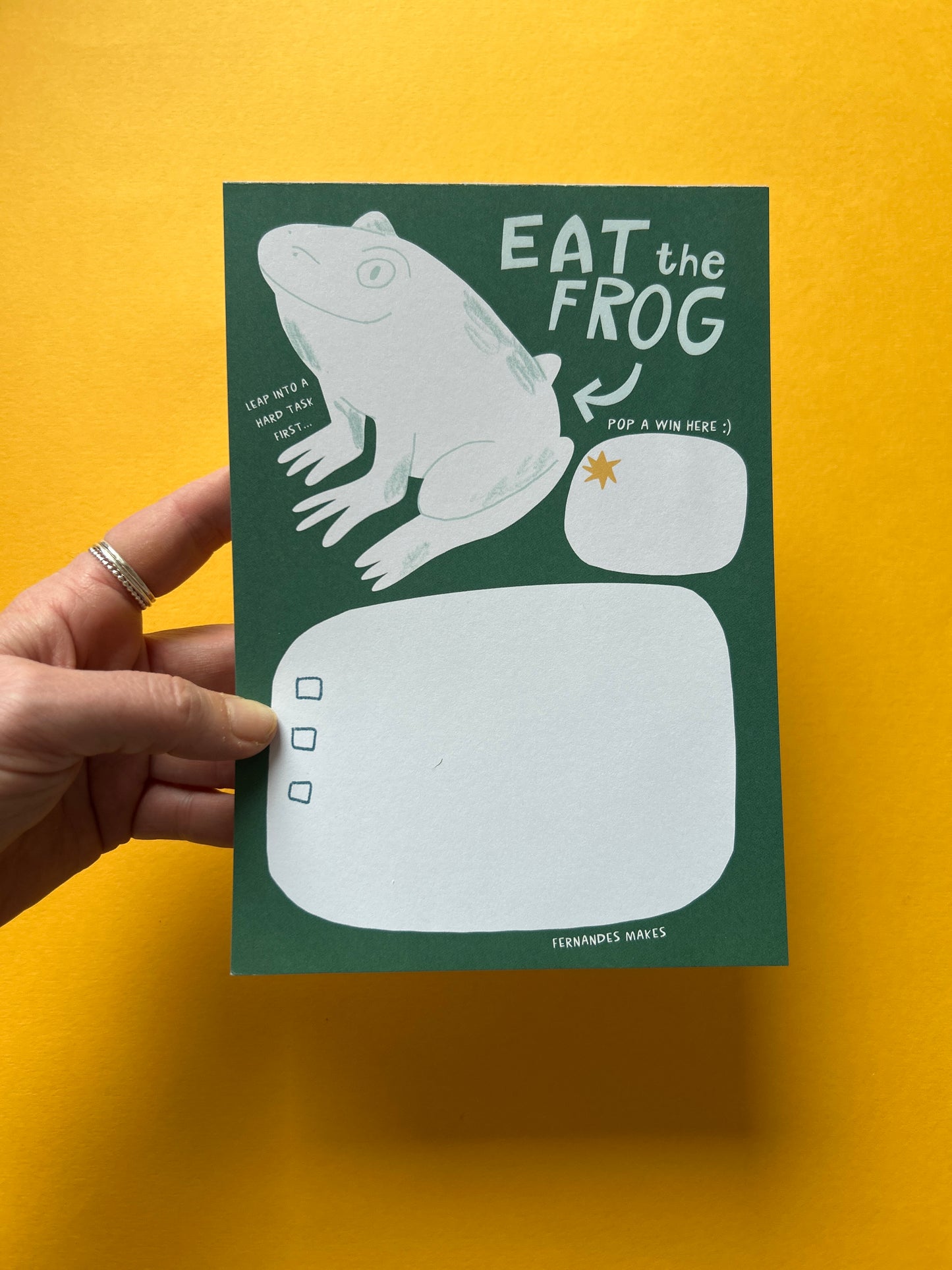 Eat the Frog A5 Notepad
