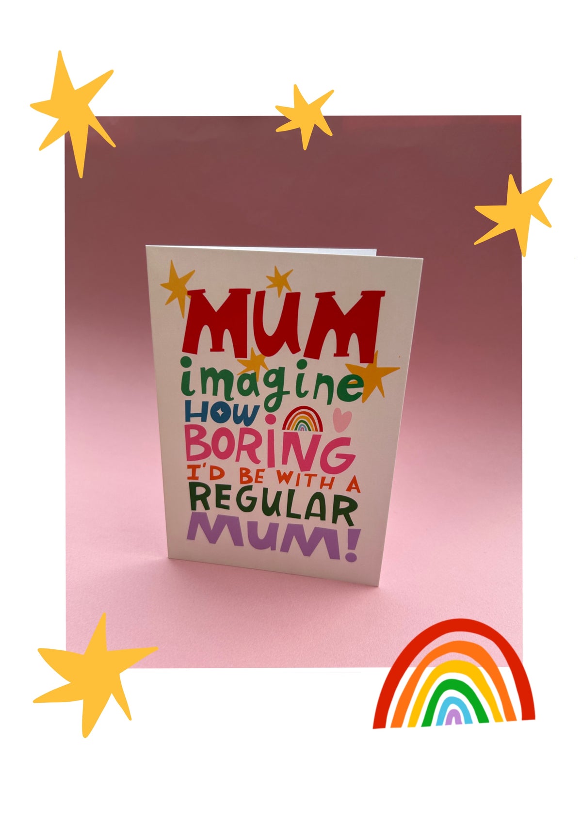 Regular Mum Greeting Card