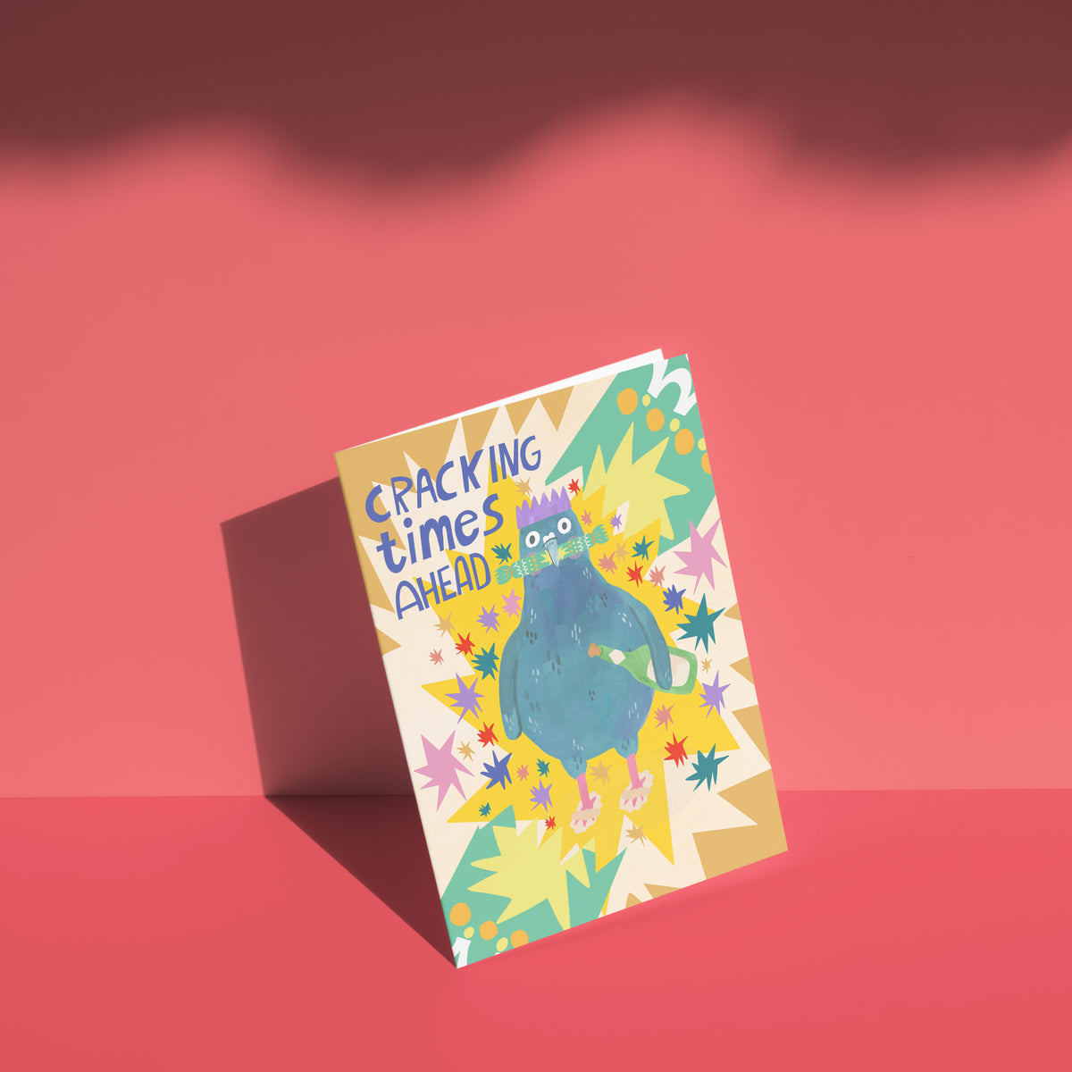 Cracking Times Ahead Festive greetings card