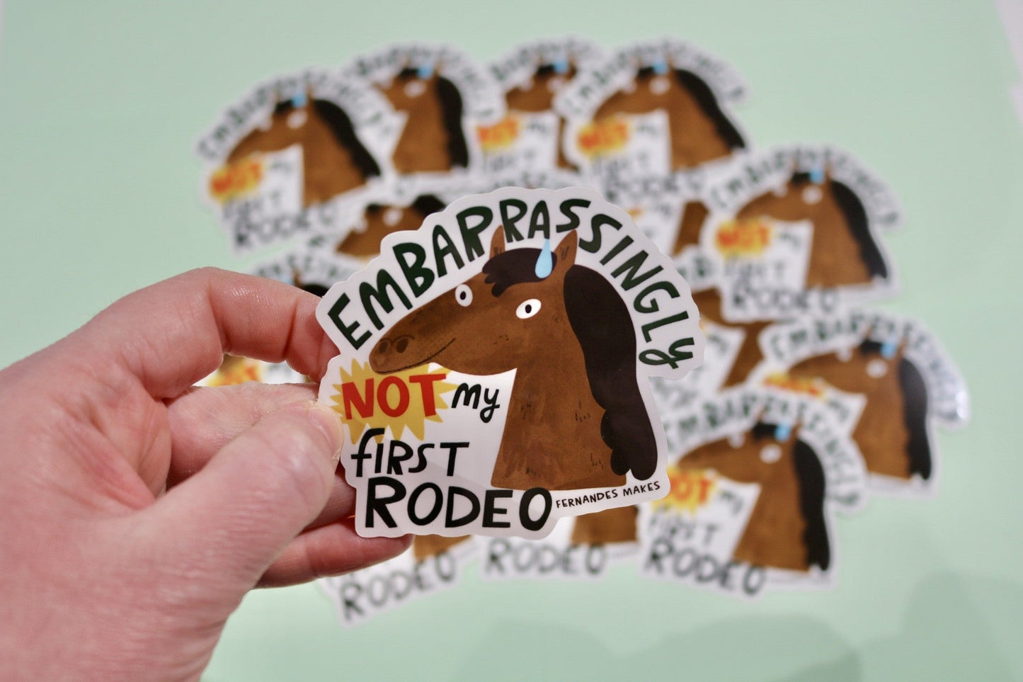 Not My First Rodeo Sticker