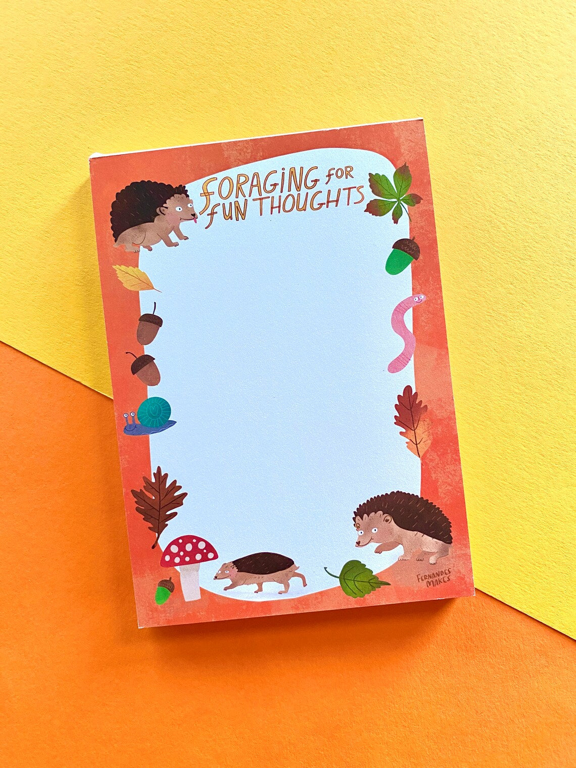 Foraging For Fun Thoughts Notepad