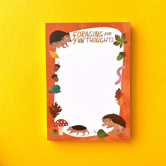 Foraging For Fun Thoughts Notepad