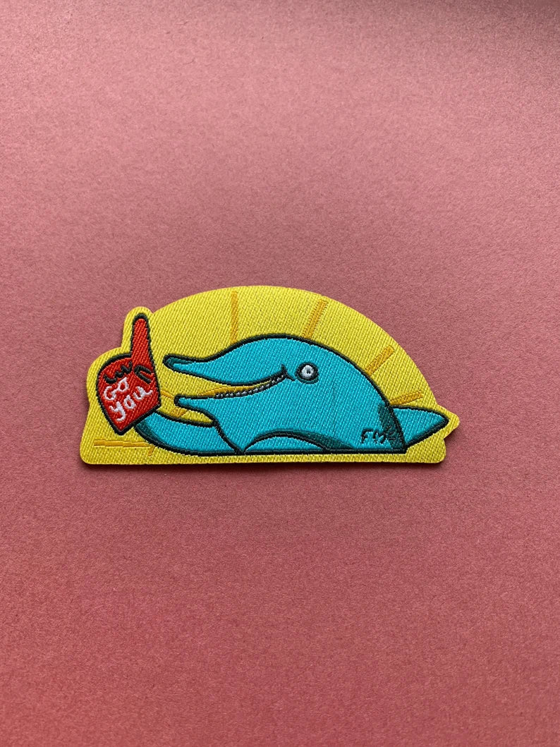 Endorphin Dolphin Woven Patch