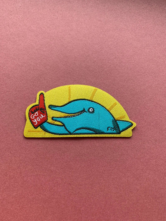 Endorphin Dolphin Woven Patch