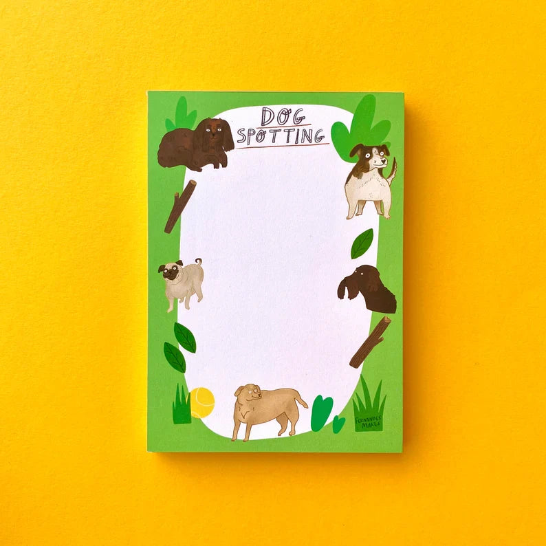 Dog Spotting Notepad