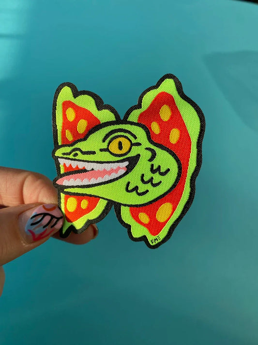 Dilophosaurus Woven Patch
