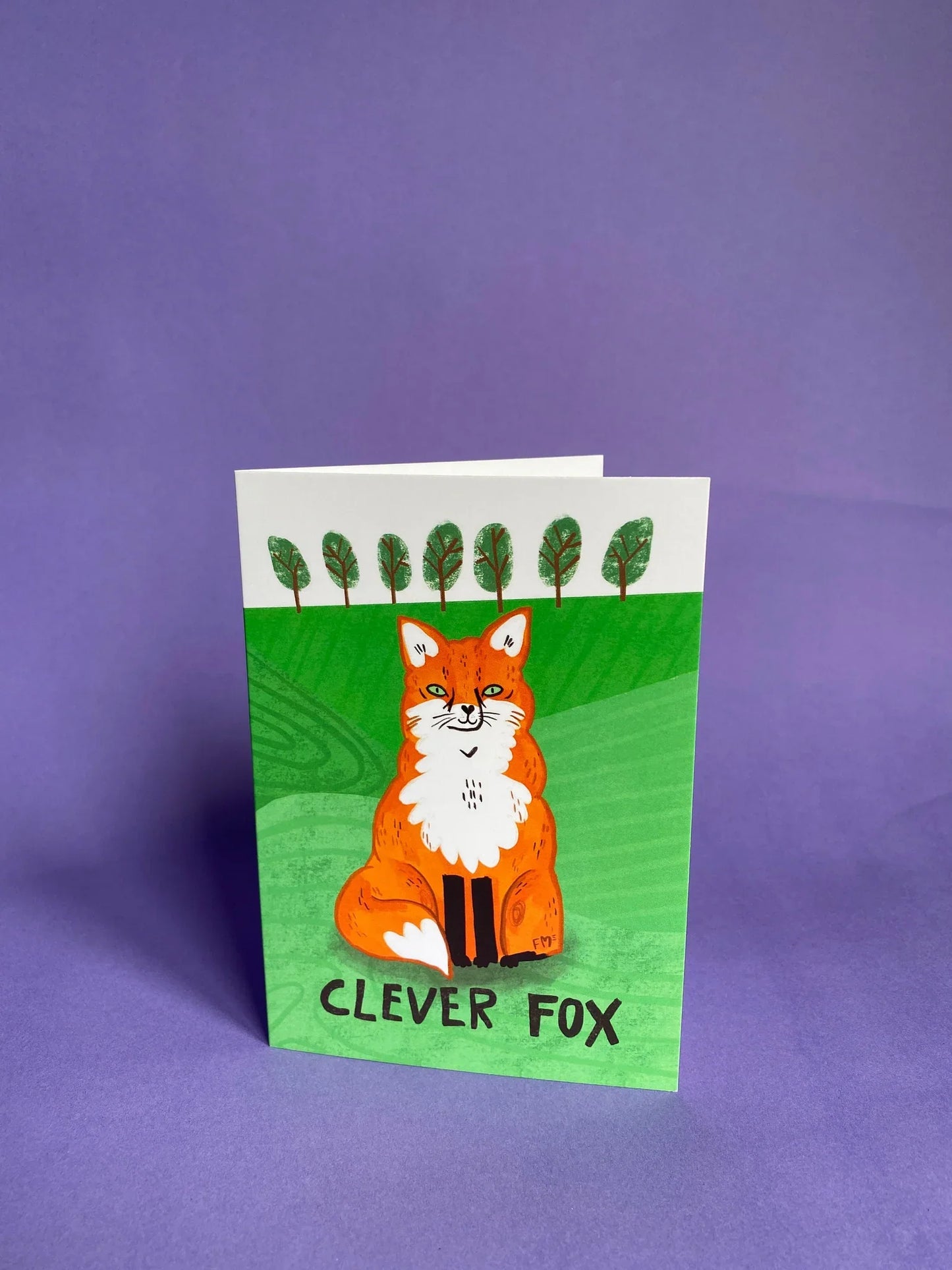 Clever Fox Greeting Card