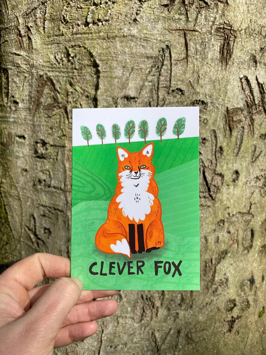 Clever Fox Card