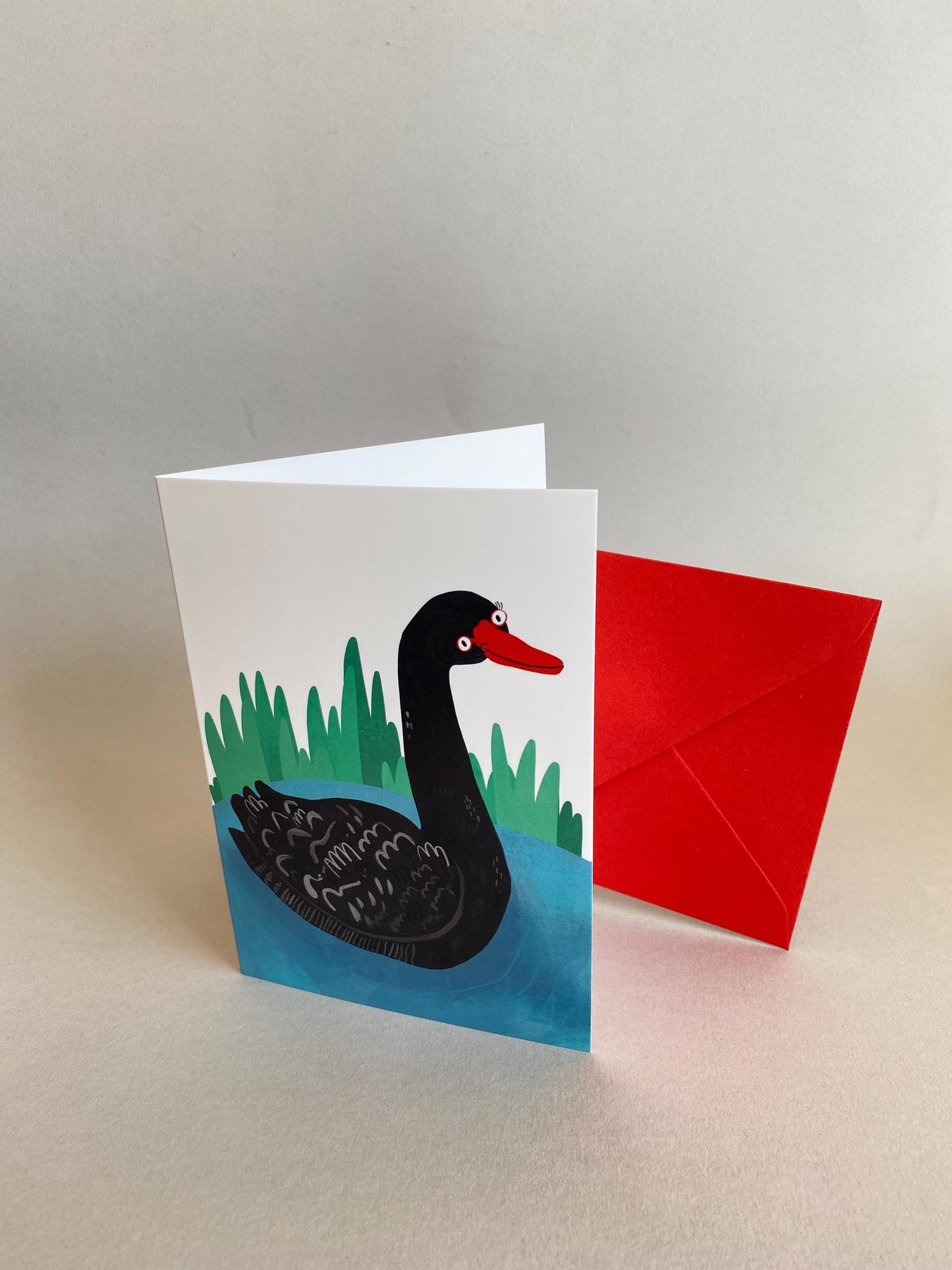 Black Swan Greeting Card