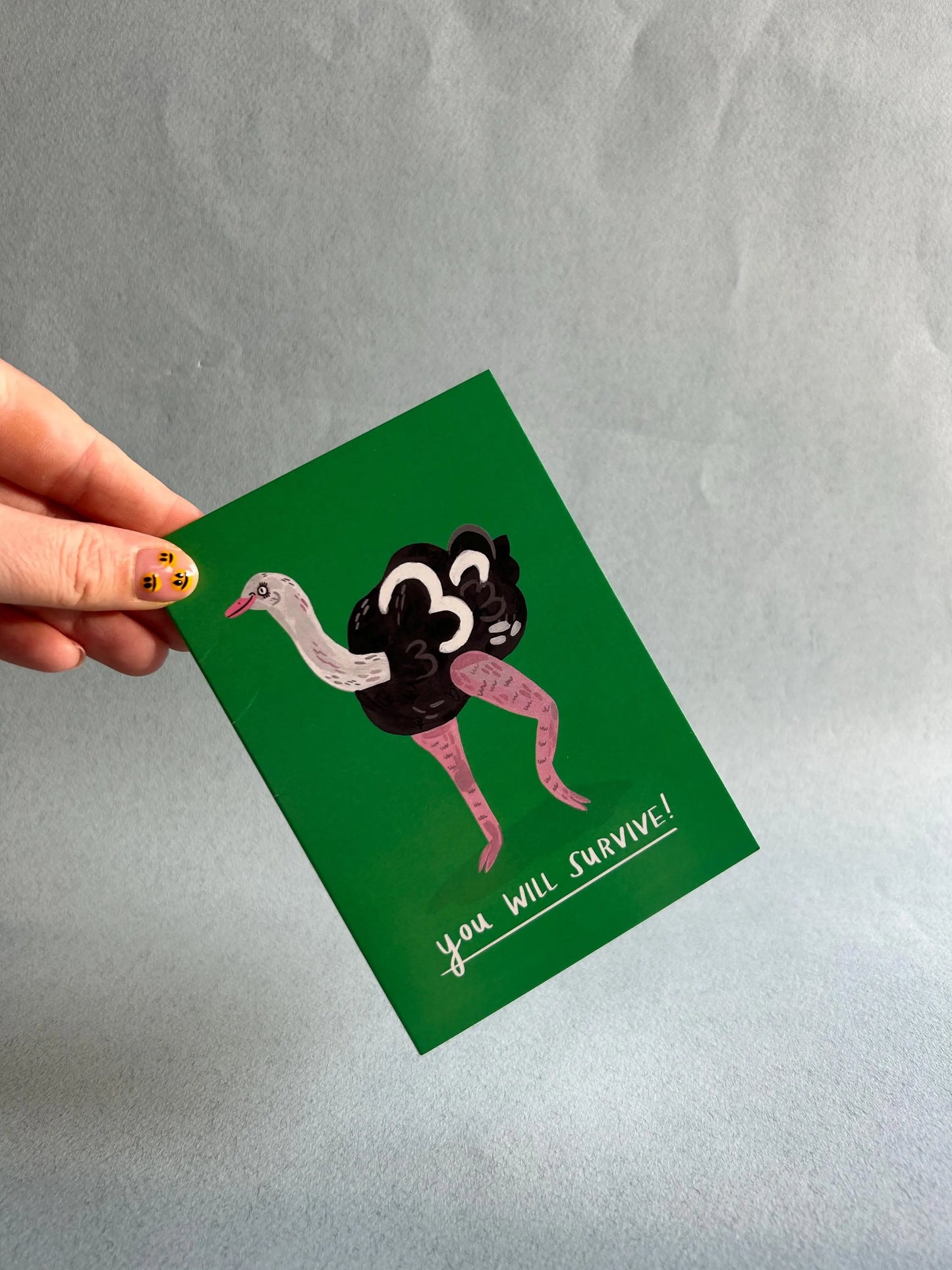 You Will Survive - Ostrich Card