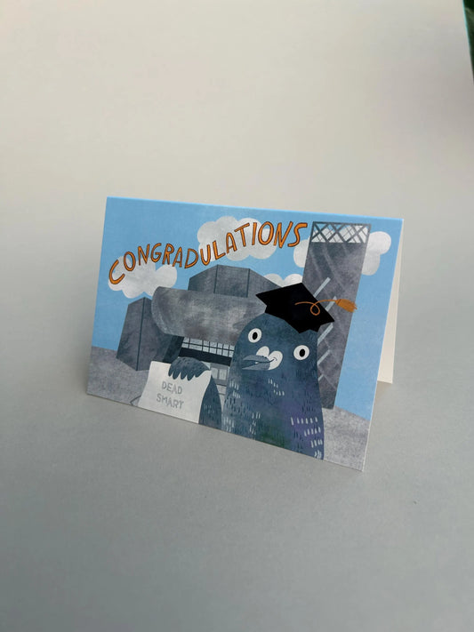 Congradulations Pigeon Greeting Card