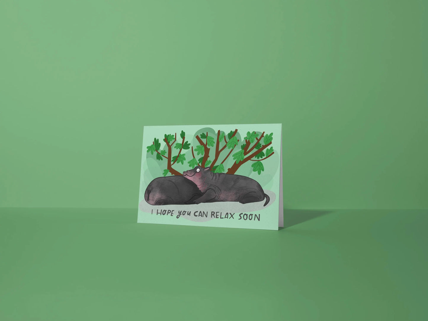 I Hope You Can Relax Soon Greeting Card