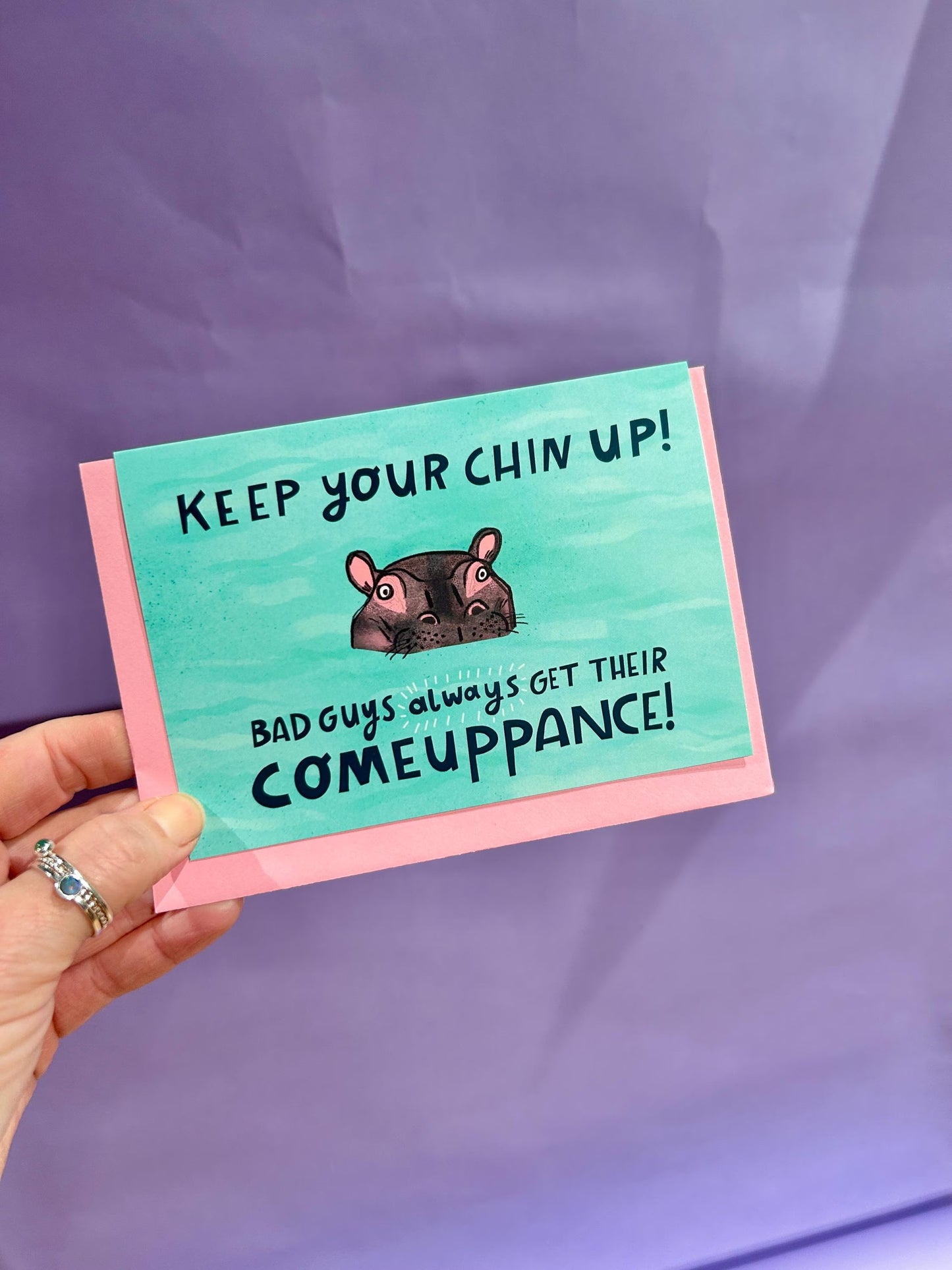 Keep Your Chin Up Greeting Card