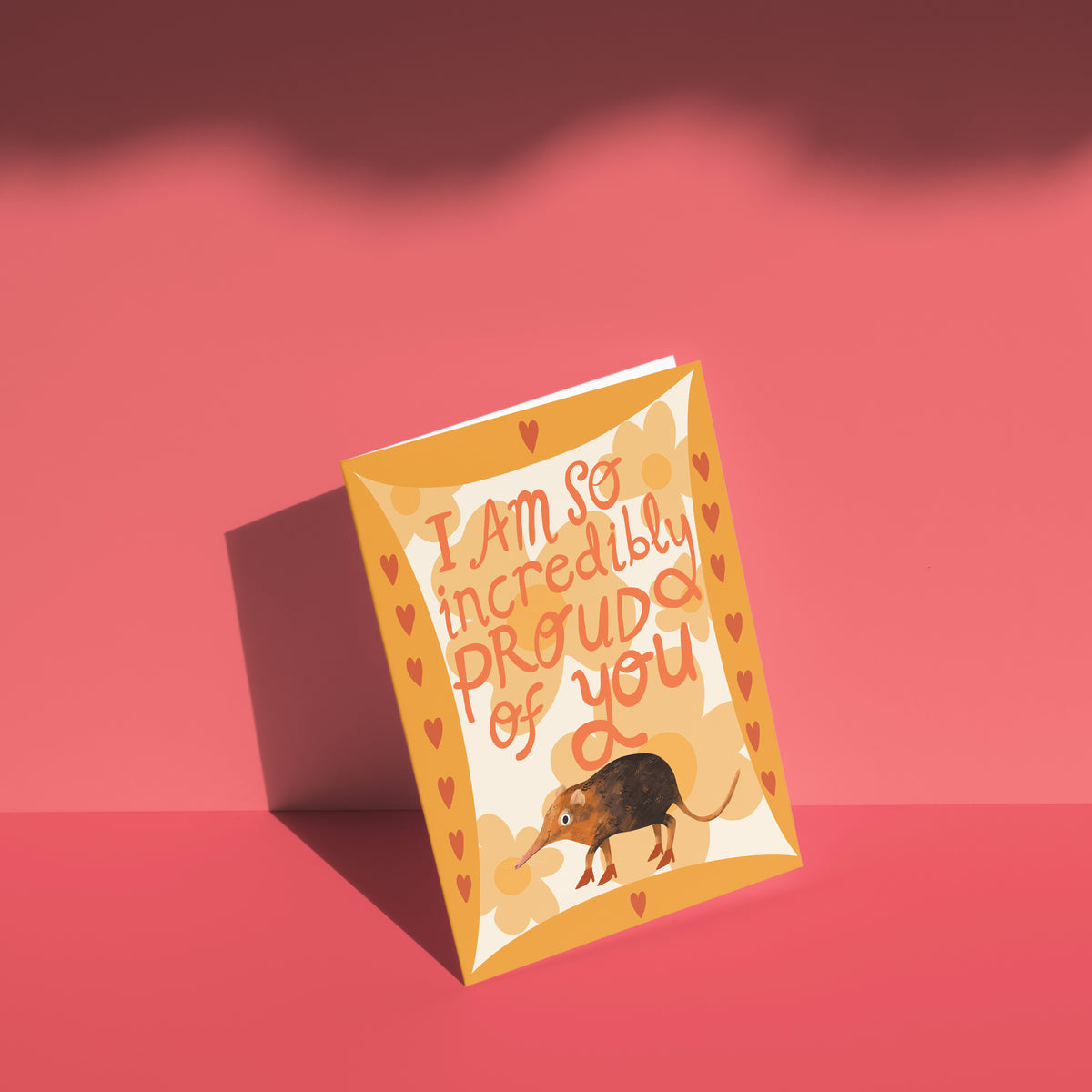 Incredibly Proud Of You (Elephant Shrew) greetings card