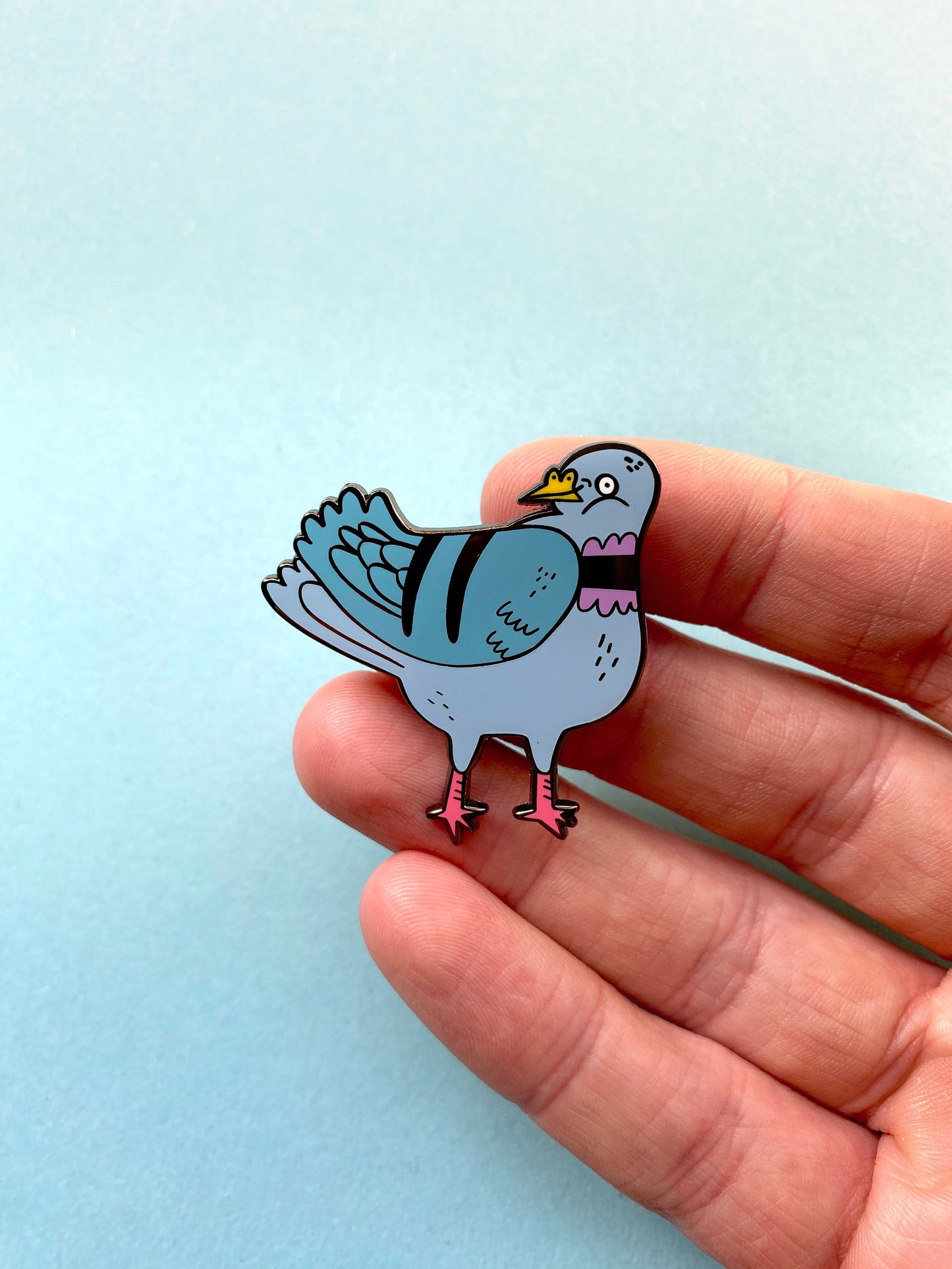 Pigeon Enamel Pin