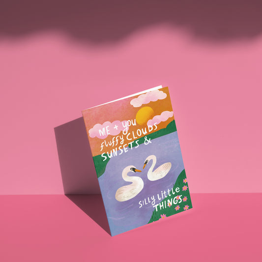 Clouds, Sunsets & Silly Little Thing Greeting Card