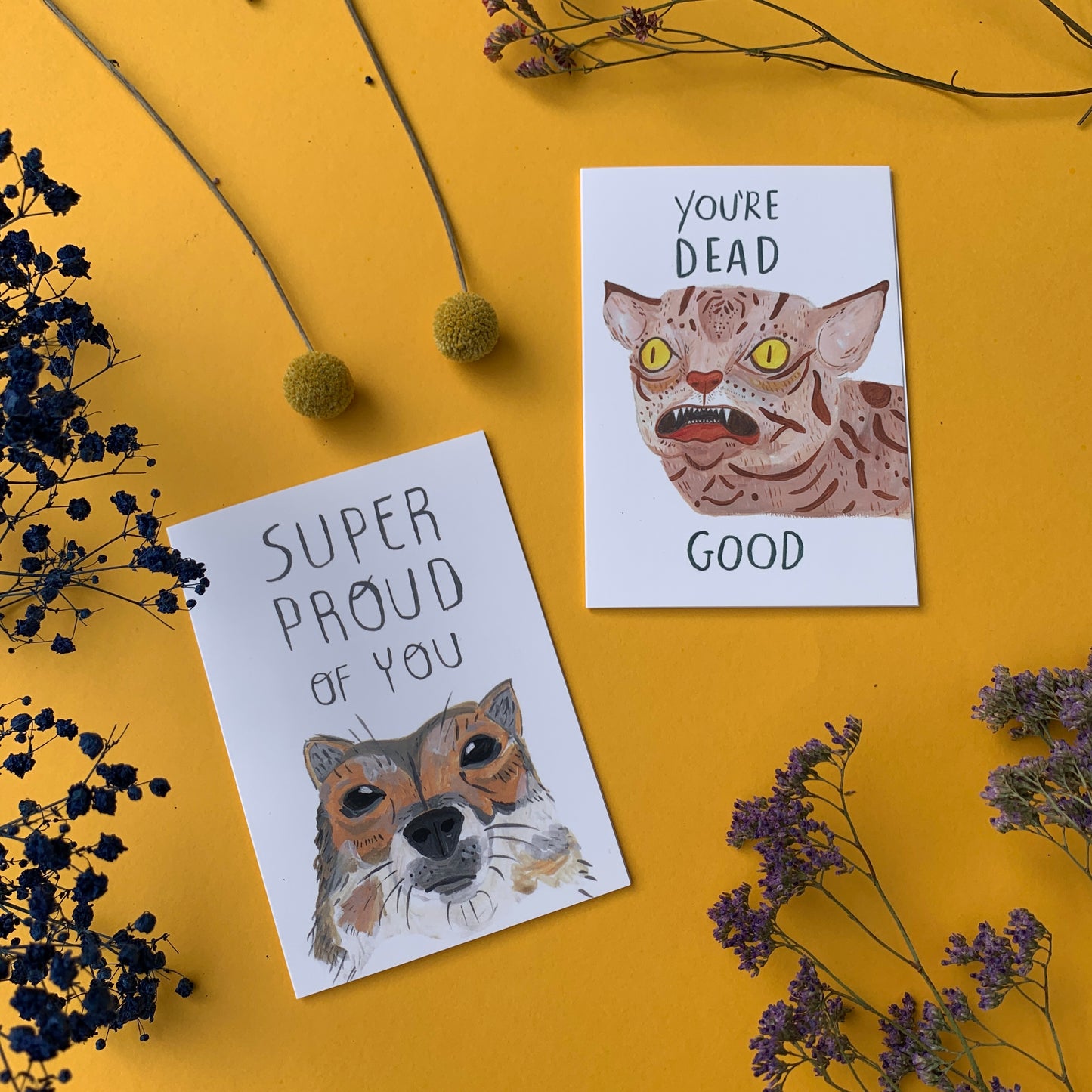 Super Proud of You! Corgi dog Congratulations/Well Done greeting card - Fernandes Makes