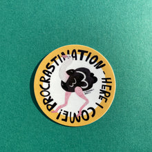 Procrastination here I come! Ostrich Vinyl Sticker
