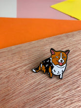 Happy Corgi Hard Enamel Pin - Cute Dog Pin, Fun Illustrated Animal, Lapel Pin, Clothes Accessory, Dog Lover Gift, Animal Brooch - Fernandes Makes